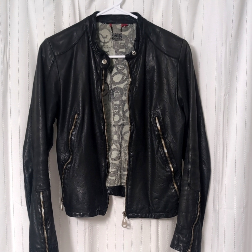 DOMA || Black Leather Jacket